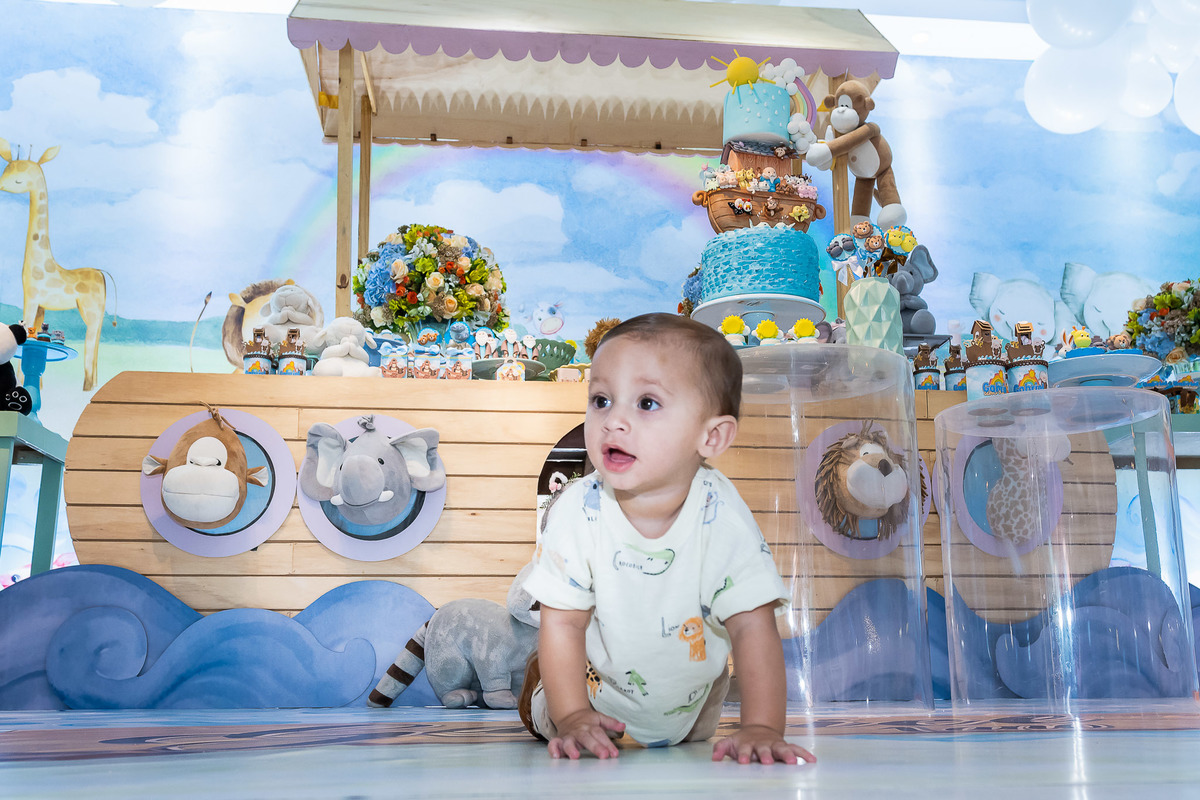 momento do Gabriel assinado por Felipe Souza, para seu primeiro aniversário