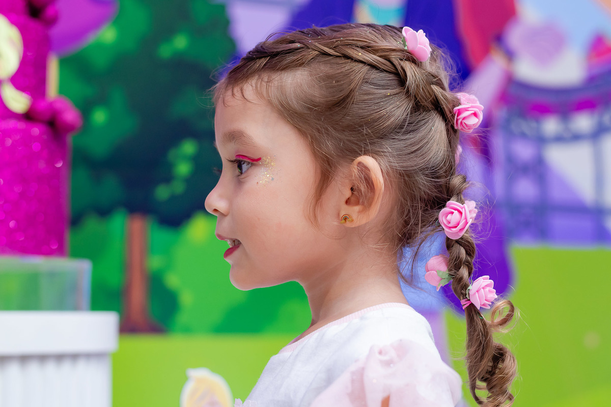 Betina celebrando 4 anos na ImaginaMundi no Recreio 3