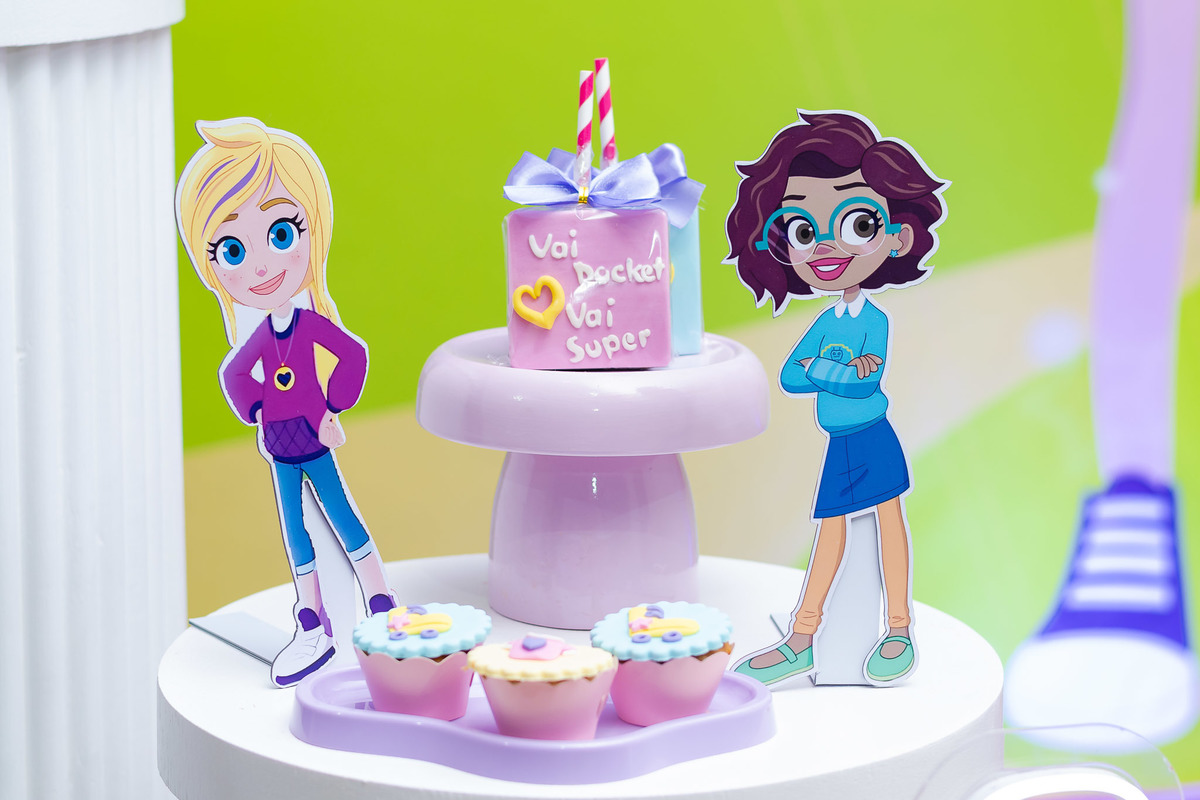 Decoração temática Polly Pocket: detalhes e personalizados na casa de festa ImaginaMundi3