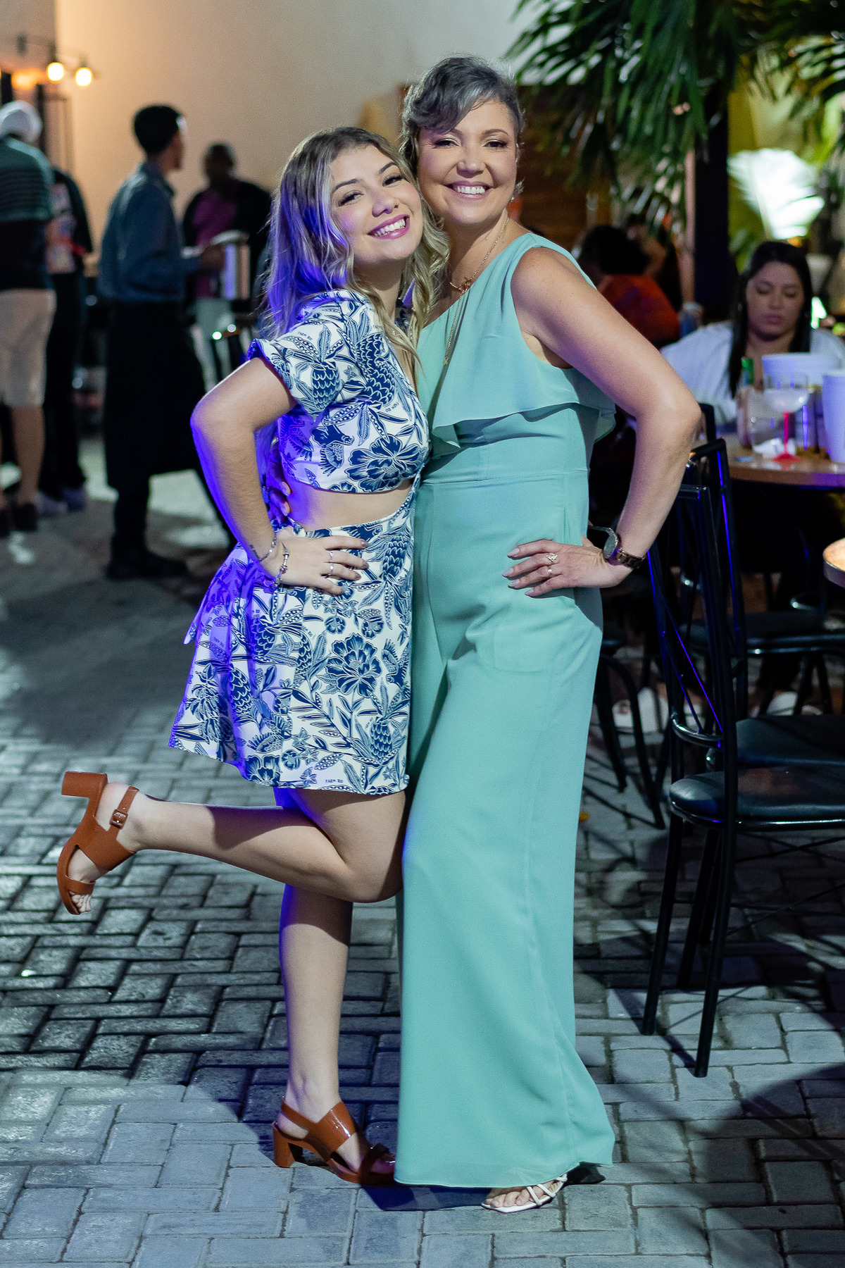 Diversão mãe e filha