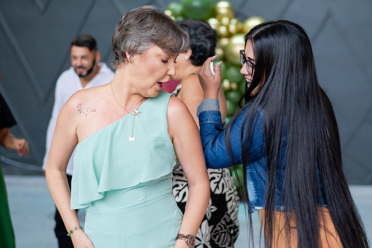 Momentos de diversão no aniversário de 50 anos