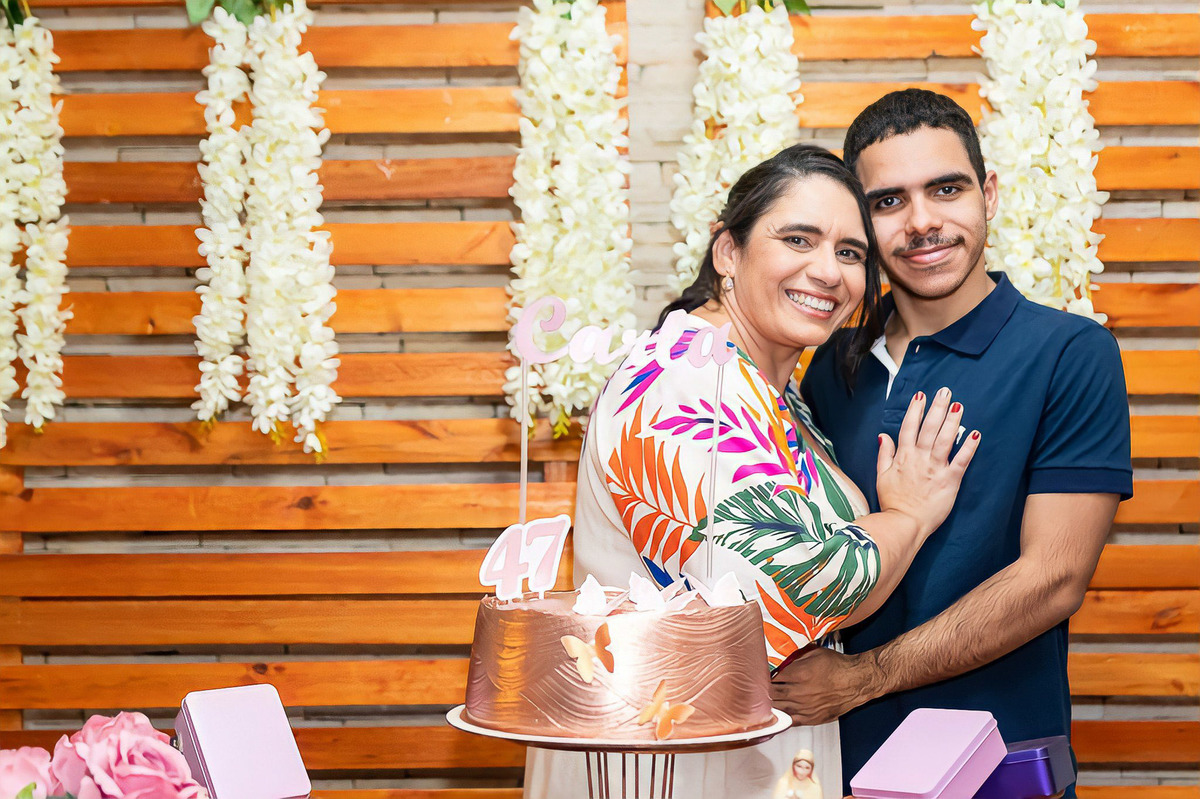 Agraça da Carla com seu filho