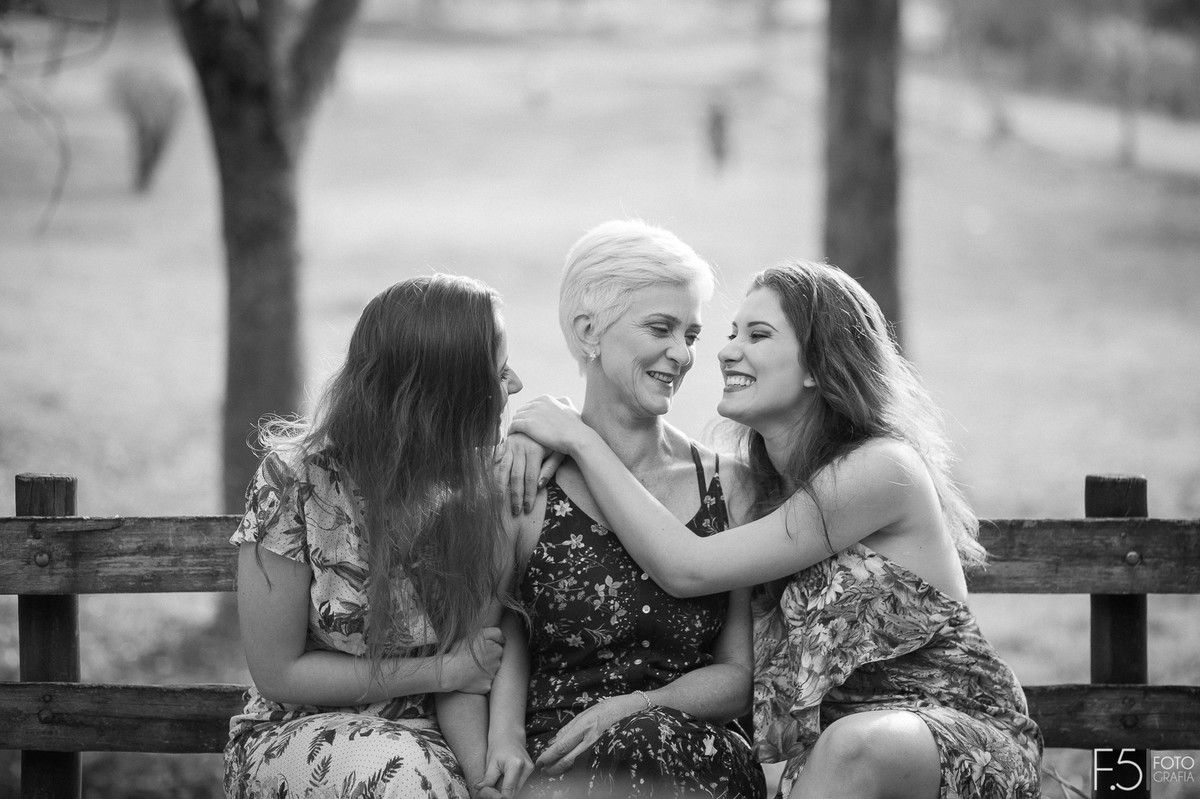 Book família, mãe e filhas