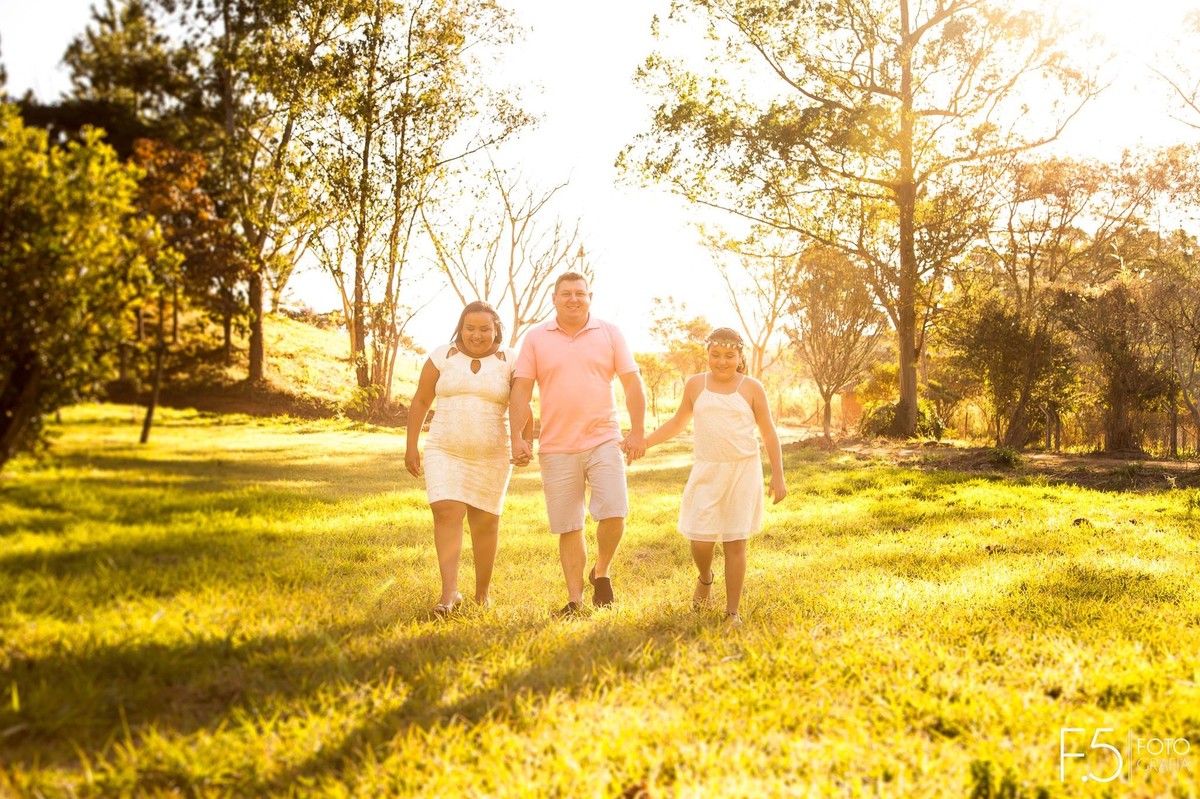 Familia andando, pré wedding