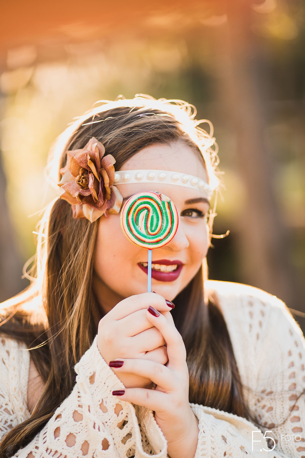 Pirulito colorido,  Ensaio Feminino Muzambinho - MG