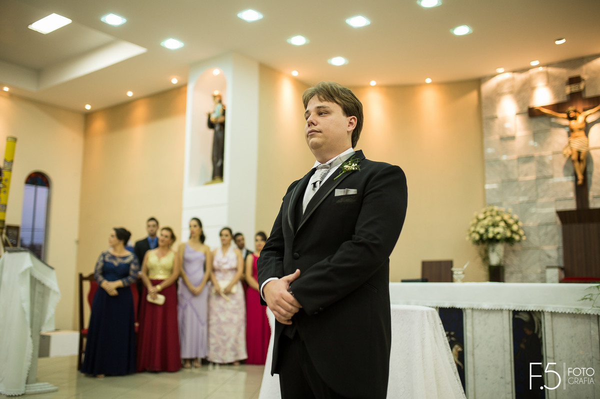Fotógrafo de casamento Mococa, Casamento, Casamento na igreja, Noivo esperando a noiva