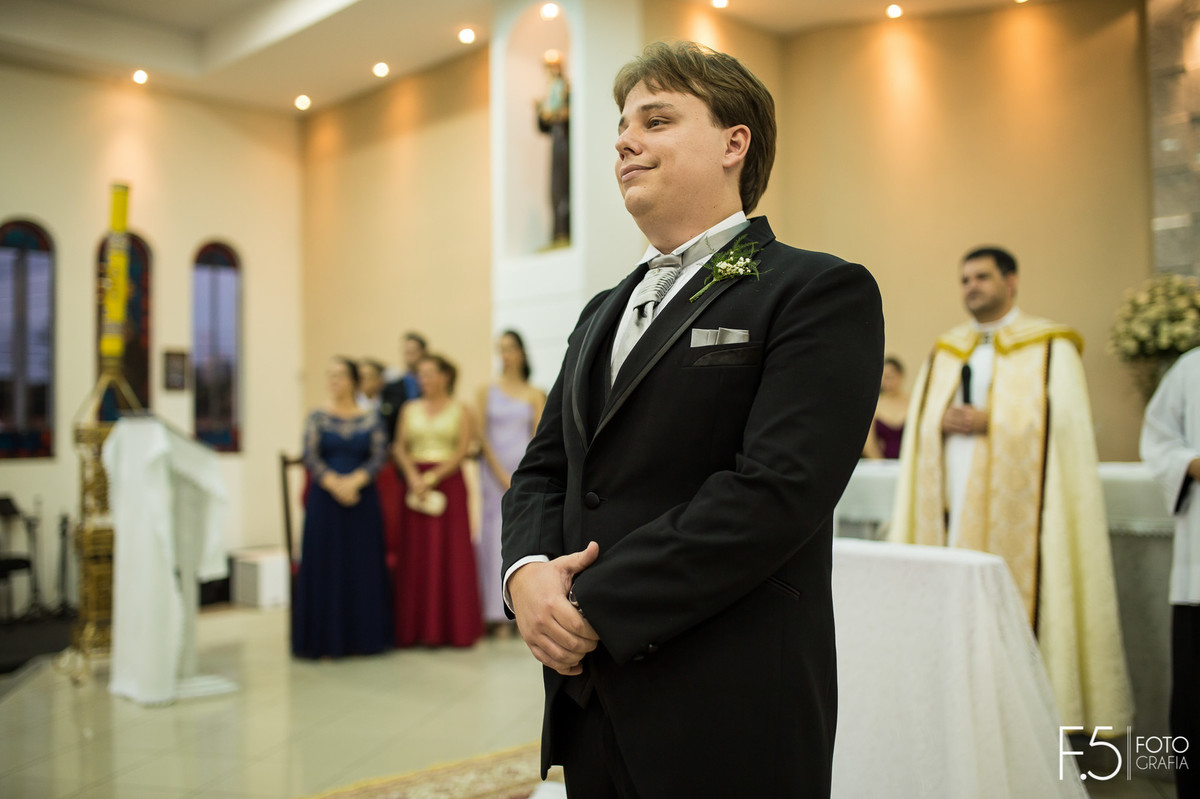 Fotógrafo de casamento Mococa, Casamento, Casamento na igreja, Noivo esperando a noiva