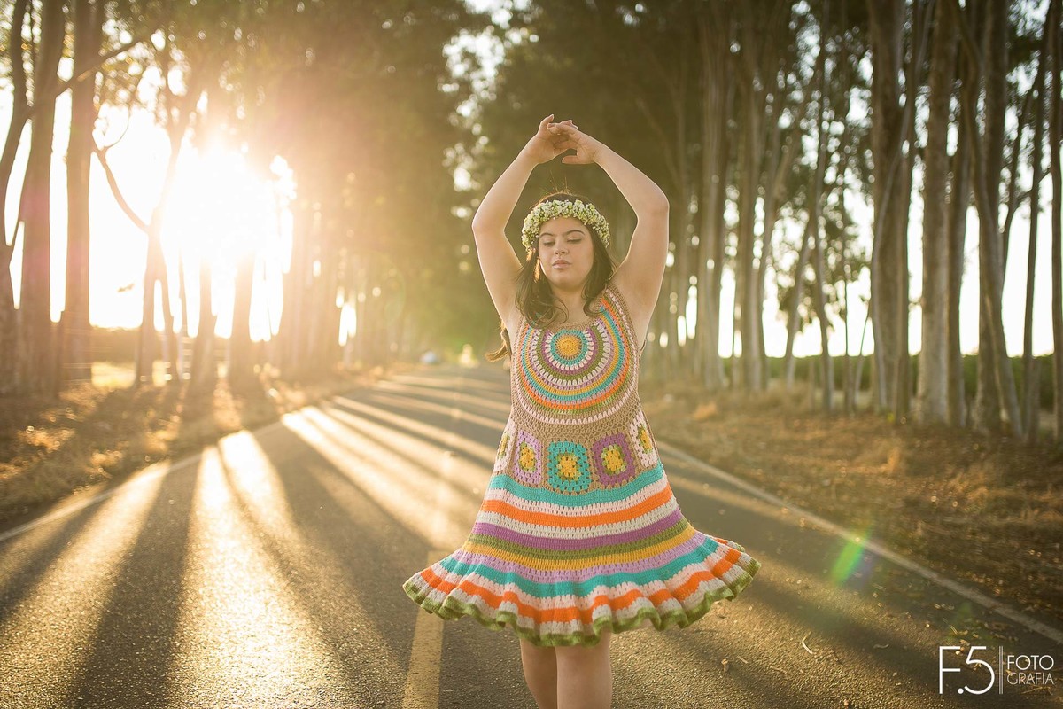 Debutante dançando em ensaio de 15 Anos - Franca SP