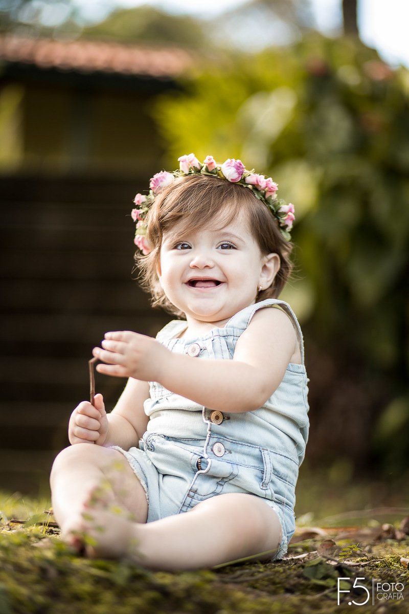 Mariana, esbanjando sorrisos, em Muzambinho - MG