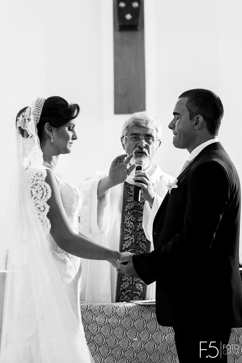 Casamento Márcia e Renato, benção, em Muzambinho -  MG.
