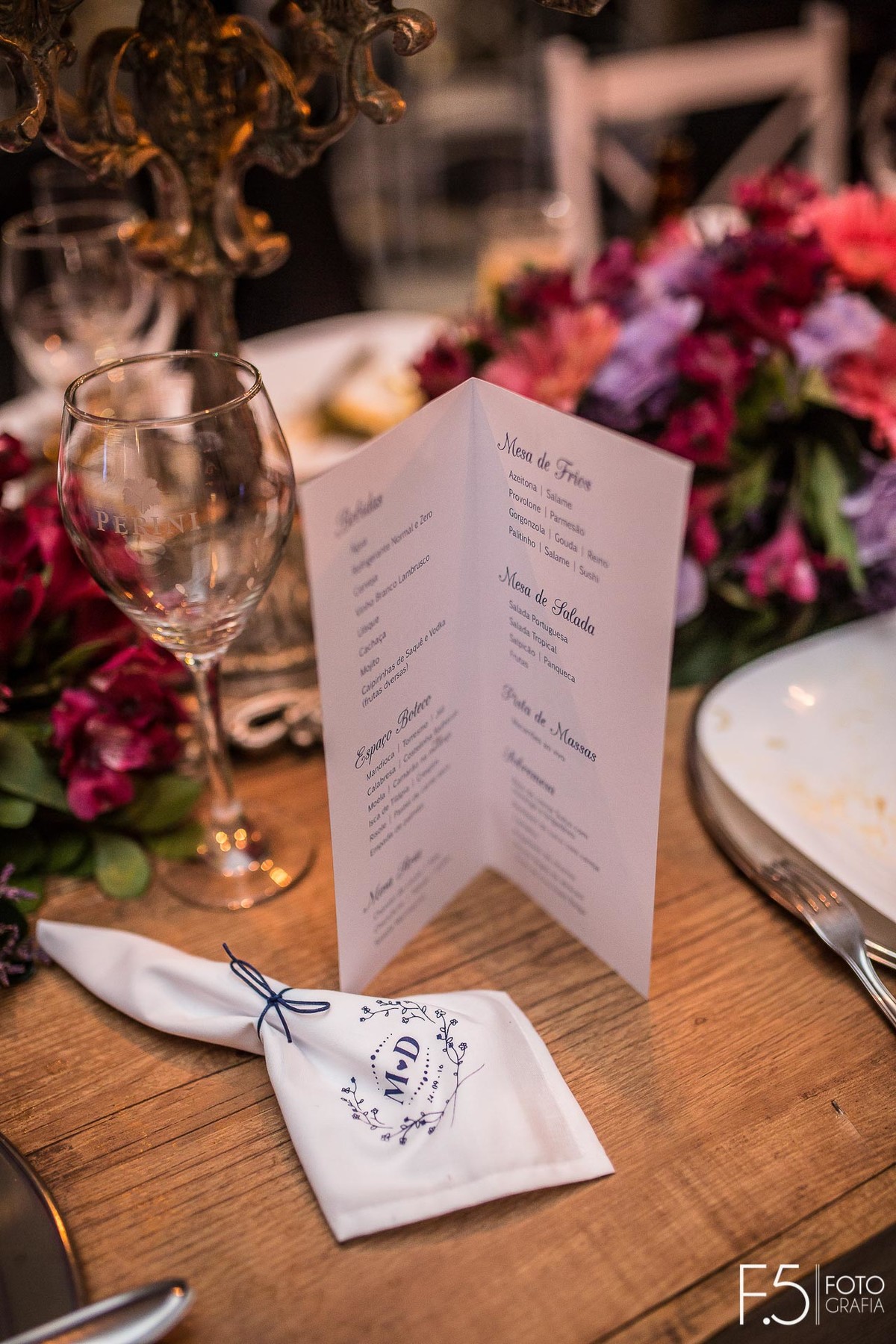 Detalhes da decoração da festa dos noivos, Casamento - Guaranésia MG