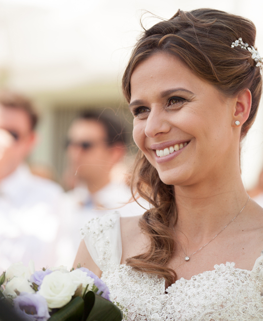 o sorriso da noiva.. lindooo