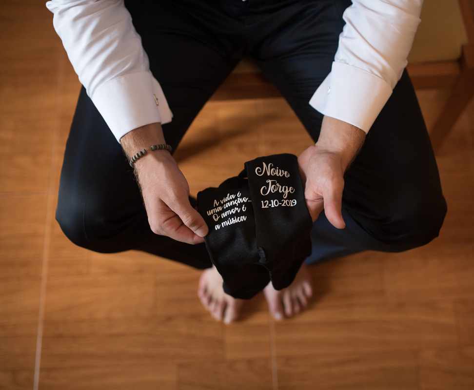 meias do noivo