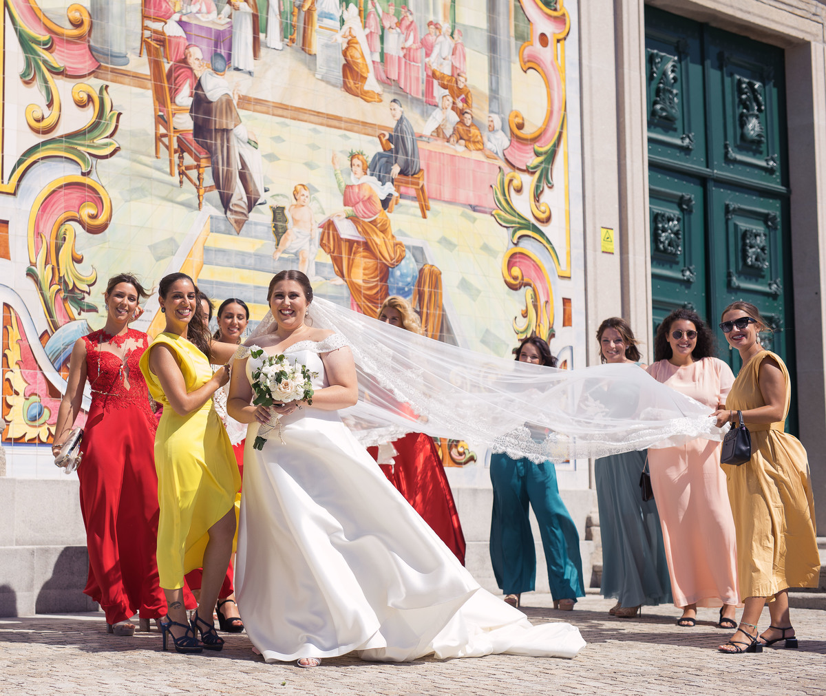 Noiva e as damas. fotografia em Valga fotografo infinityfeelings
