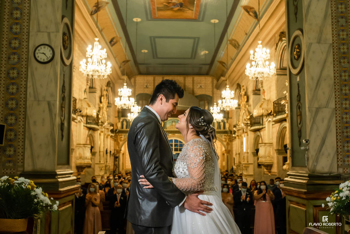 Cerimonia de Casamento na Matriz de Santo Antônio em Guaratinguetá 