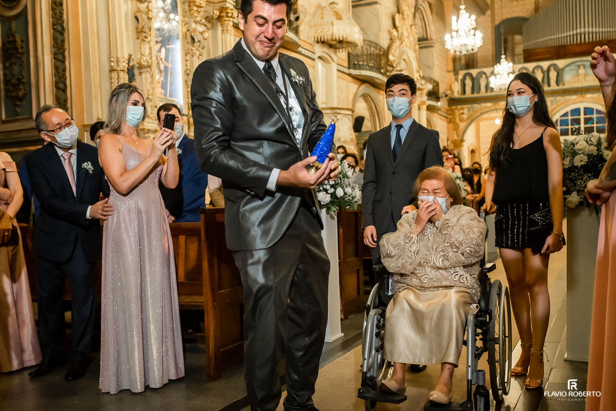 Cerimonia de Casamento na Matriz de Santo Antônio em Guaratinguetá 