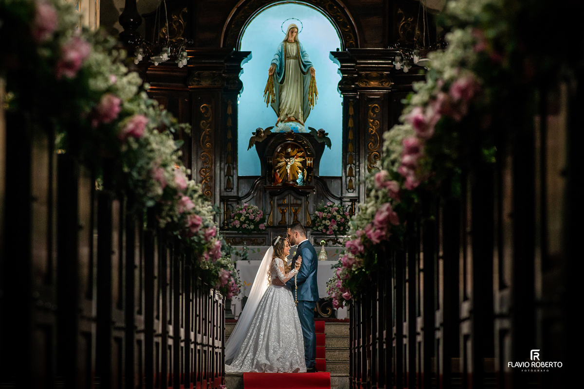 Casamento no Convento Nossa Senhora das Graças em Guaratinguetá