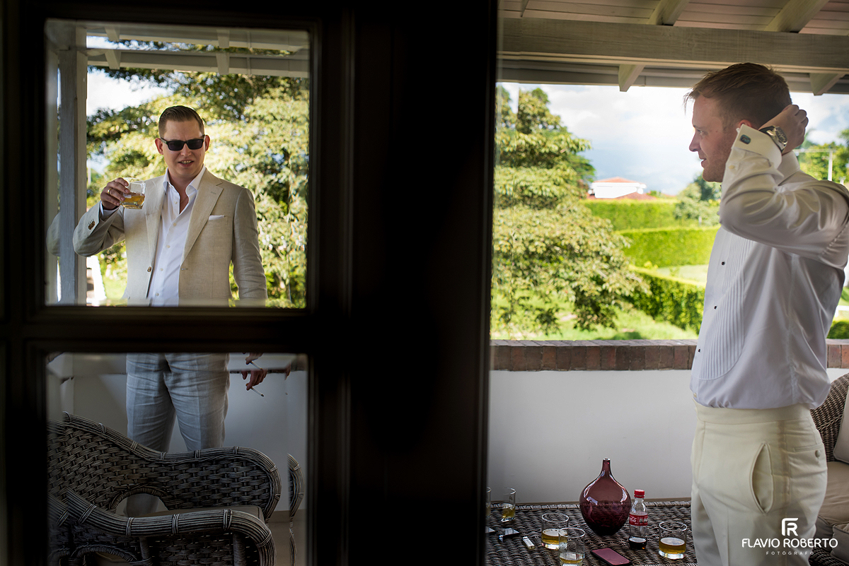 Casamento na Casa Hotel El Triangulo, em Armenia, região do Eje Cafeteiro de Colômbia