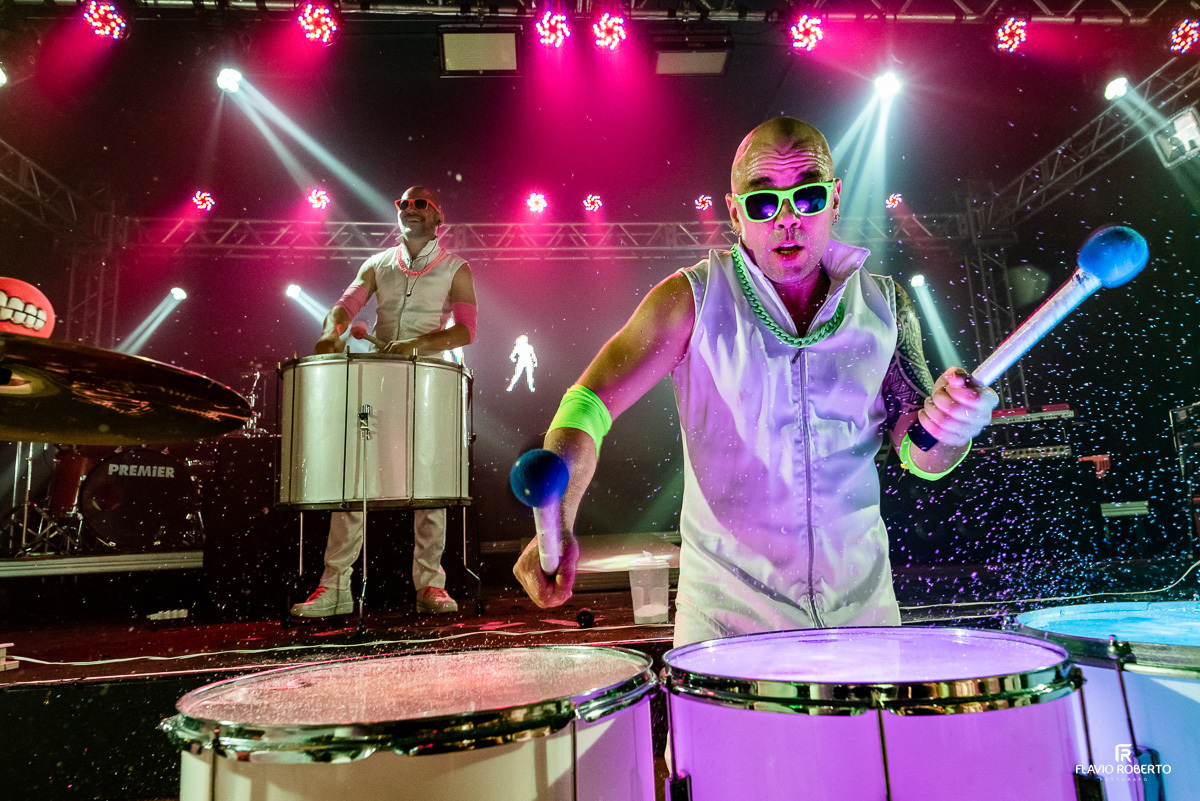 Apresentação do Grupo Os Karecas durante a festa de Casamento no Salão do 3 Garças Hall de Guaratinguetá