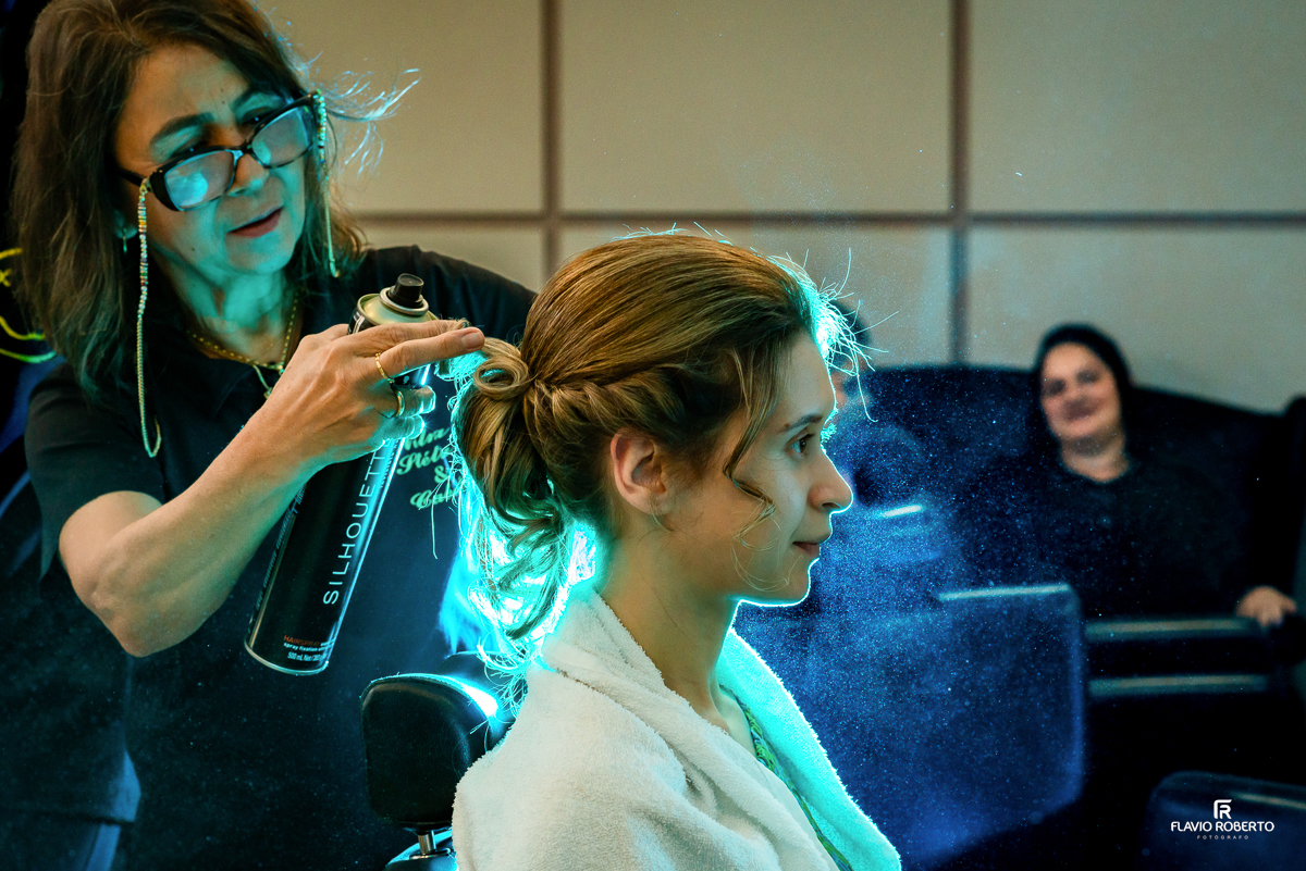 Making Of da Noiva durante Casamento em Sao José dos Campos