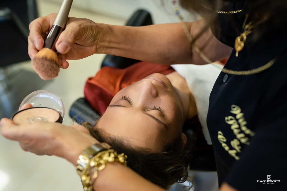 Making Of da Noiva durante Casamento em Sao José dos Campos