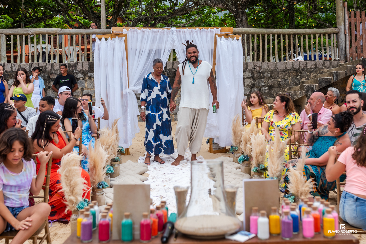 Casamento na Praia de Fora em Trindade, Paraty - Rio de Janeiro