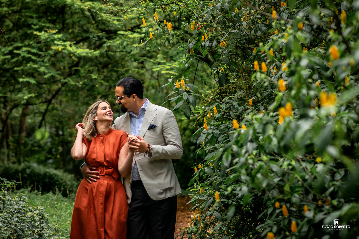 Noivado no Parque Burle Marx em São Paulo 