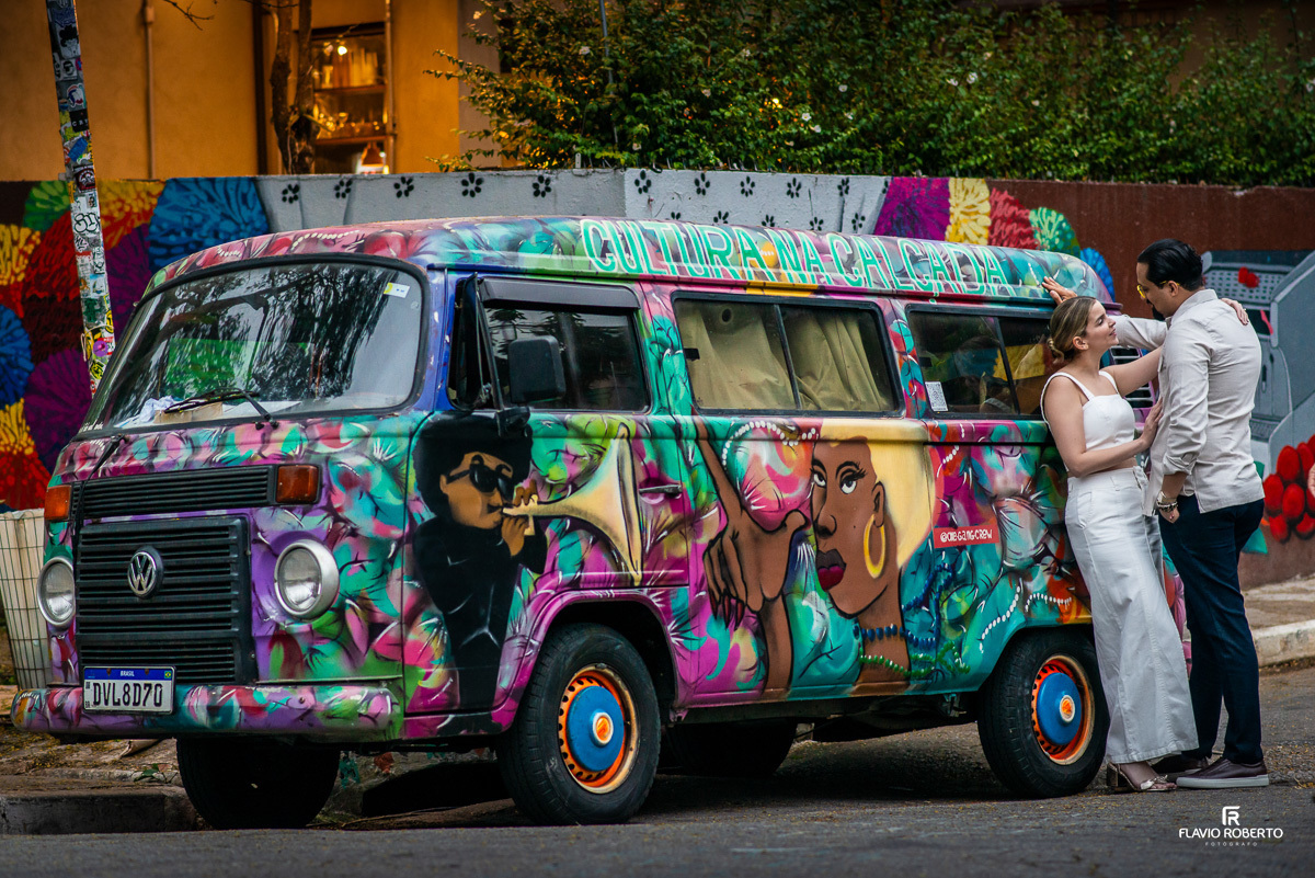 Ensaio Pre Wedding no Beco do Batman em São Paulo 