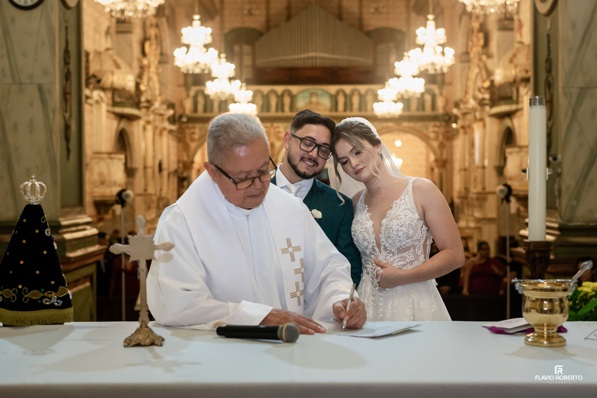Casamento na Matriz de Santo Antônio em Guaratinguetá