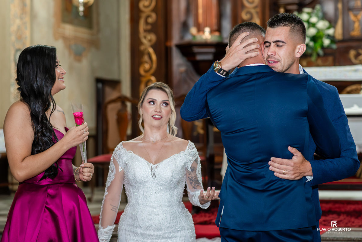 Casamento da Joyce e Felipe no Convento Nossa Senhora das Graças em Guaratinguetá