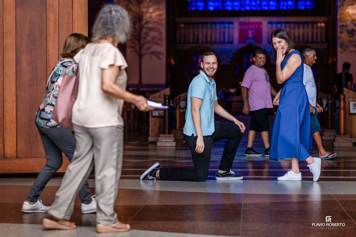 Pedido de Casamento surpresa no Santuário Nacional de Aparecida