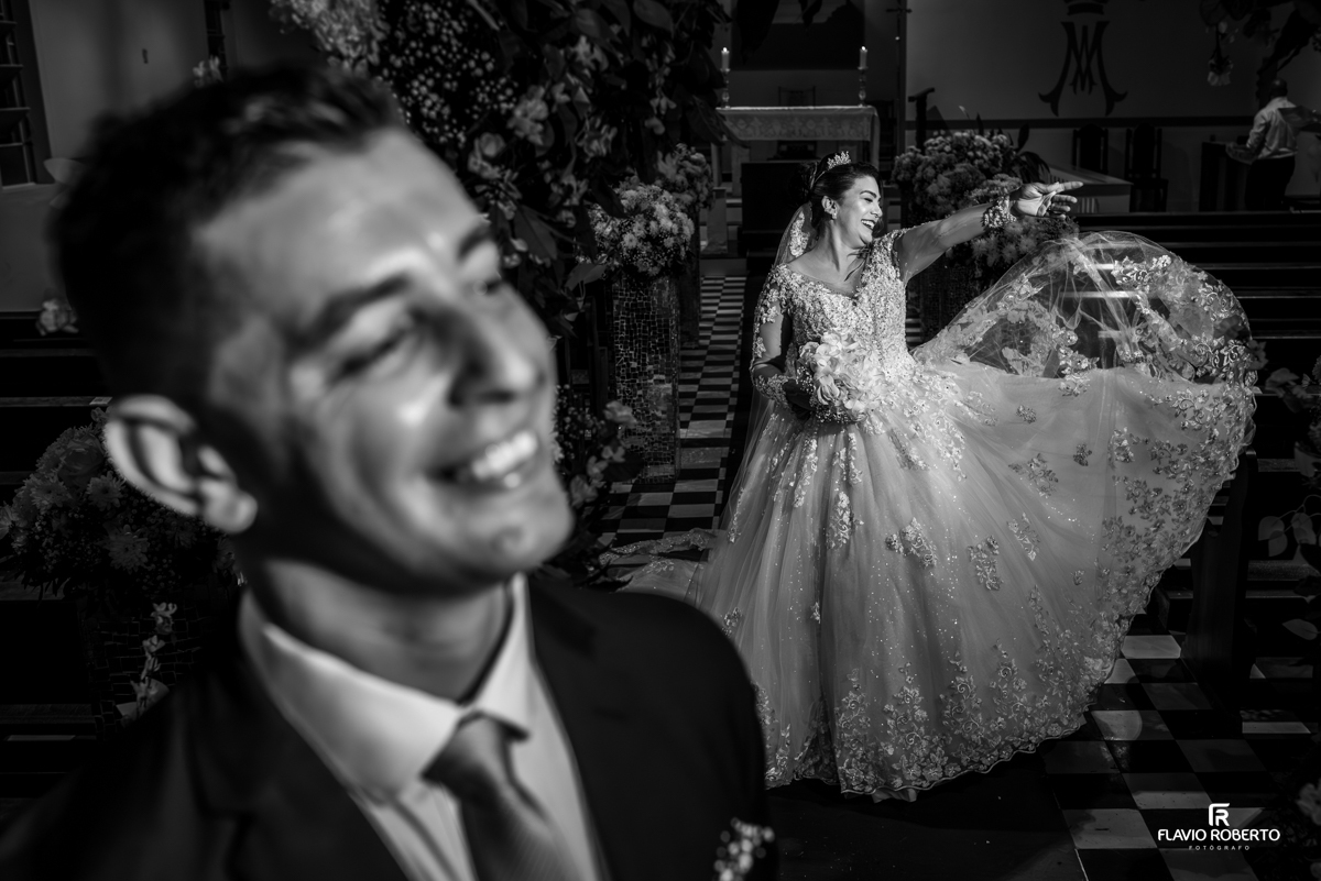 Casamento na Igreja São José da Boa Vista em Cunha