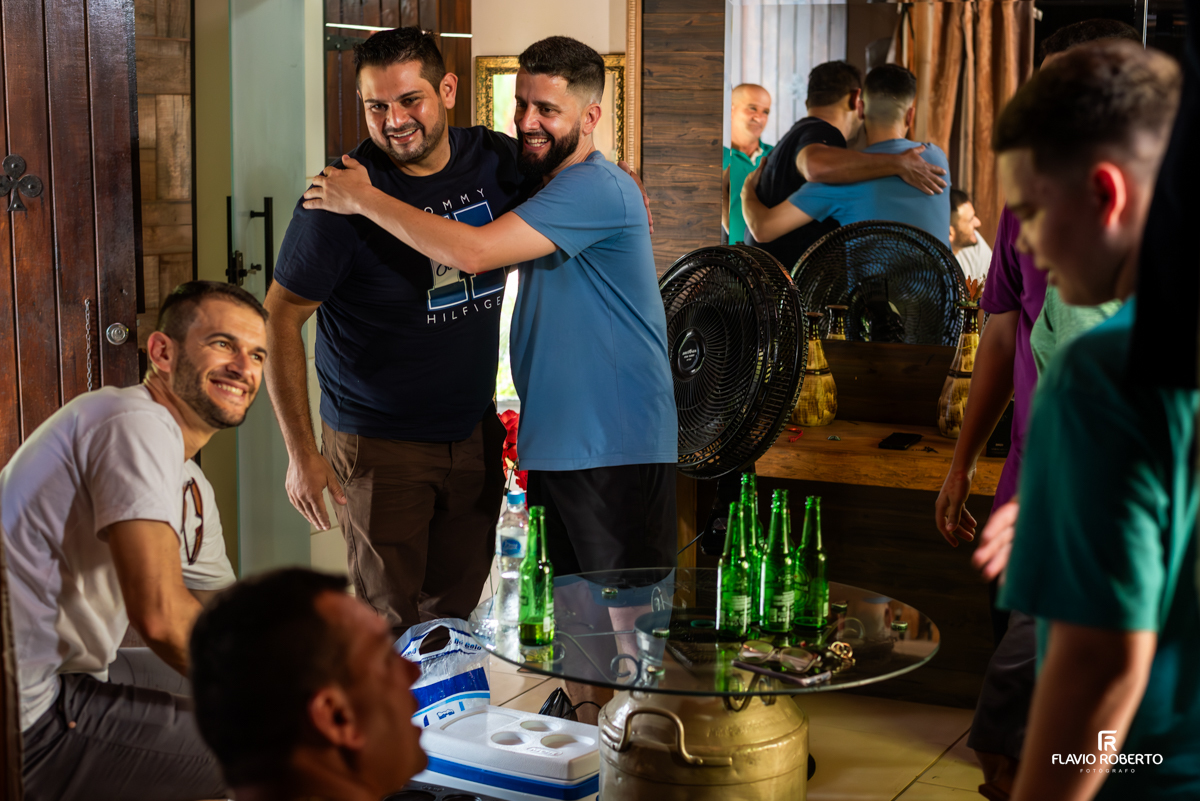 Making Of do Noivo no Recanto Vip em Guaratinguetá, SP