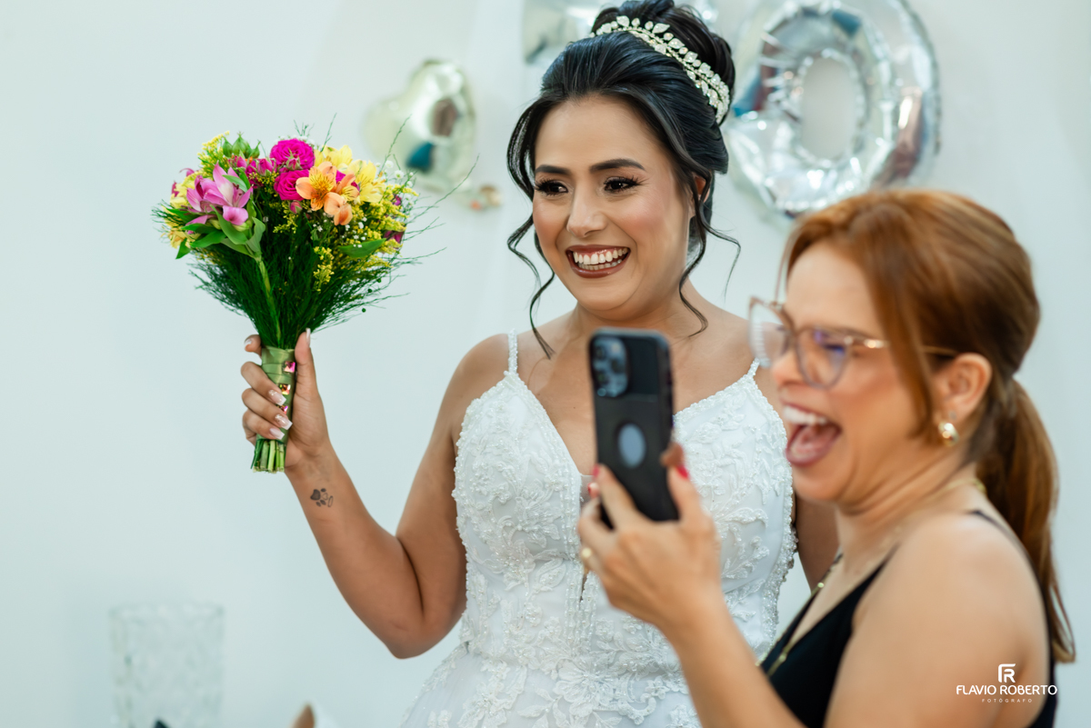 Making Of da Noiva no Ateliê Valëria Vendrasco em Guaratinguetá, SP