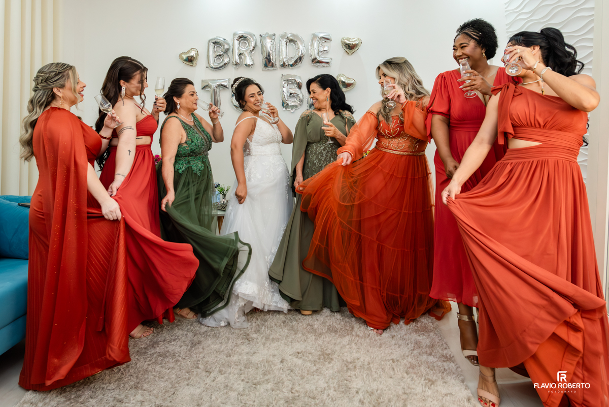 Making Of da Noiva no Ateliê Valëria Vendrasco em Guaratinguetá, SP