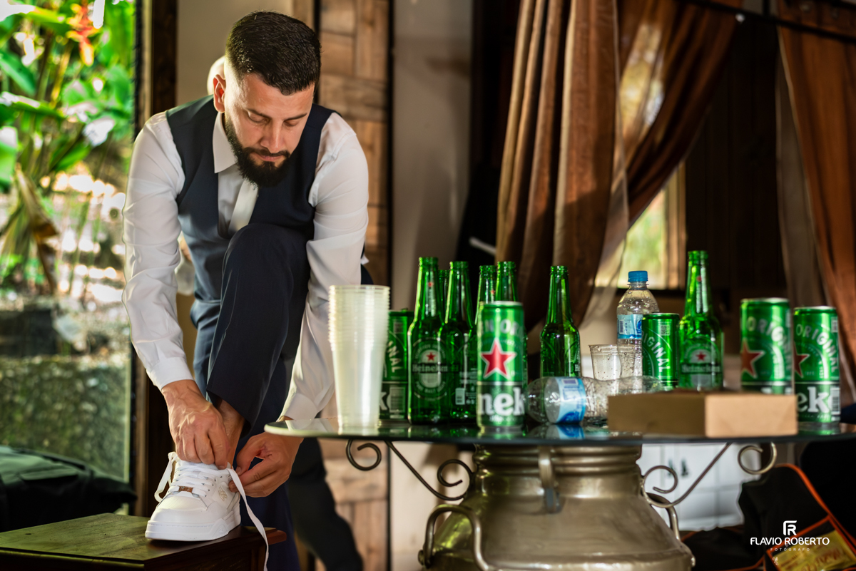 Making Of do Noivo no Recanto Vip em Guaratinguetá, SP