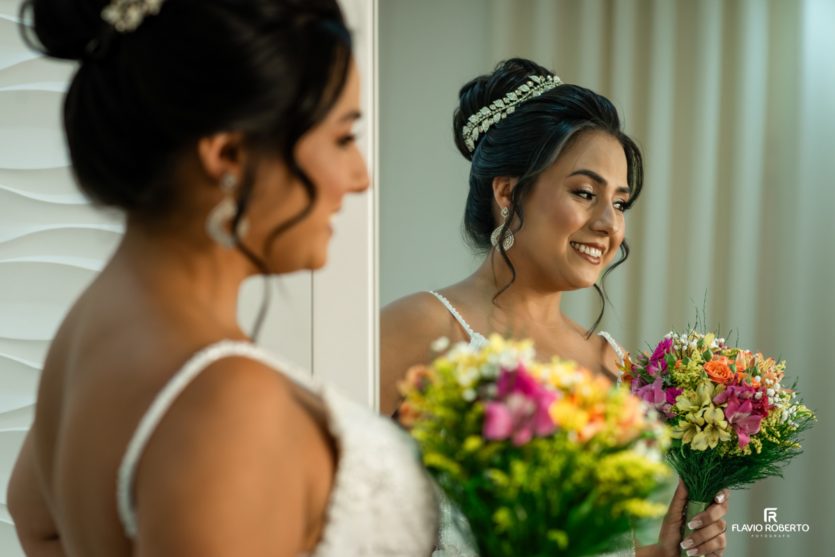 Making Of da Noiva no Ateliê Valëria Vendrasco em Guaratinguetá, SP
