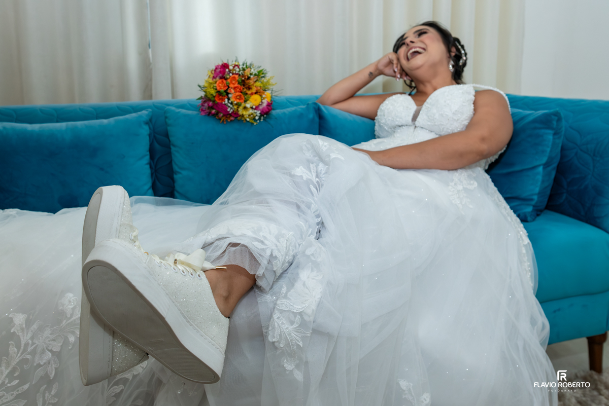 Making Of da Noiva no Ateliê Valëria Vendrasco em Guaratinguetá, SP