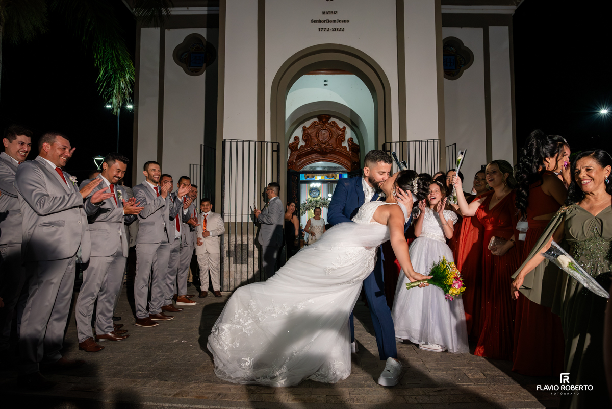 Casamento na Matriz Senhor Bom Jesus na cidade do Potim, SP