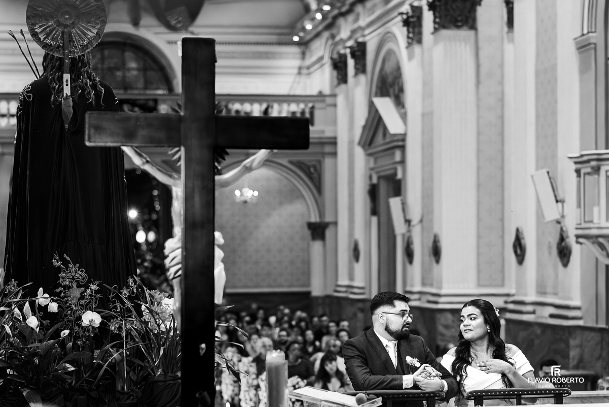 Casamento na Basílica do Senhor Bom Jesus em Tremembé, SP