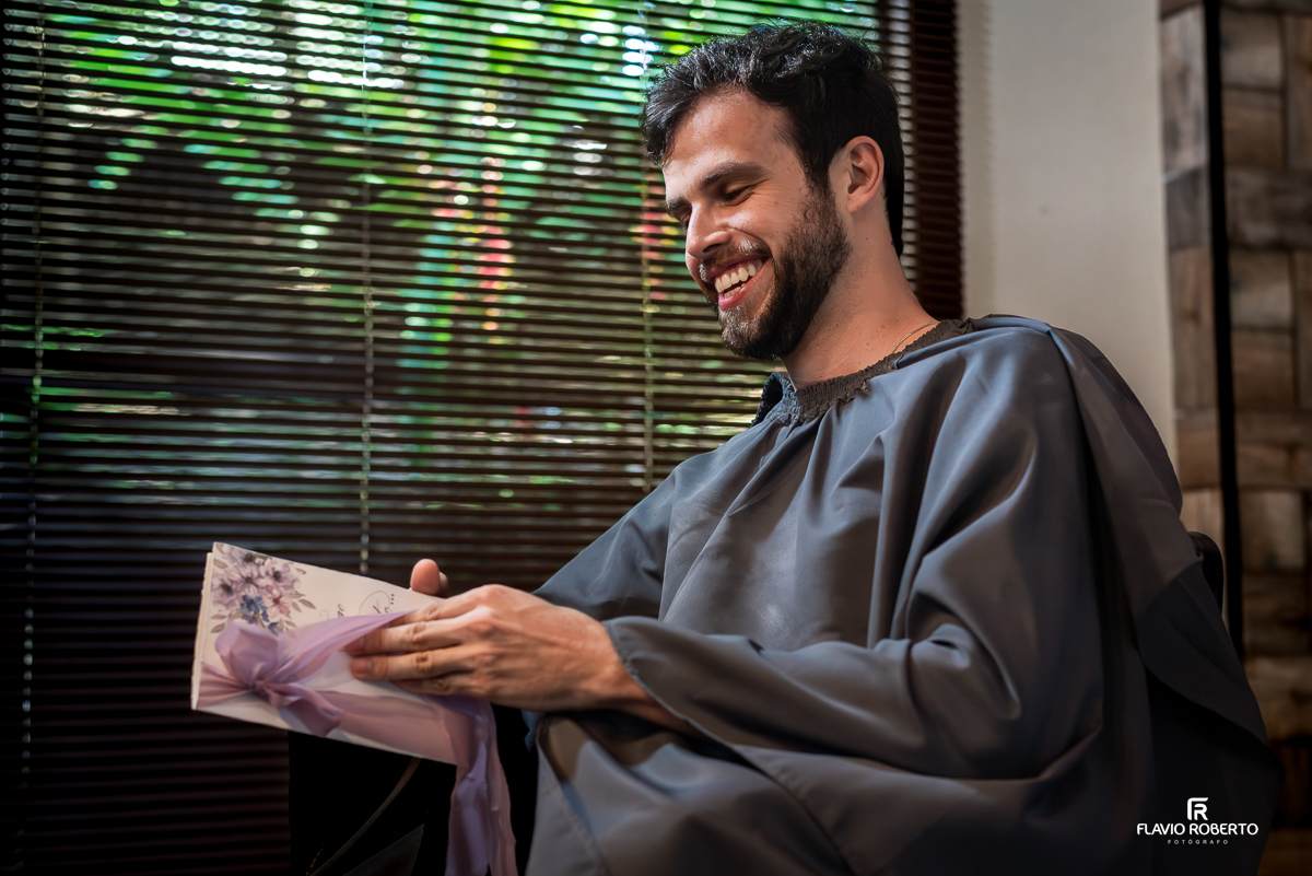 Making Of do Noivo durante casamento no Recanto Vip de Guaratinguetá