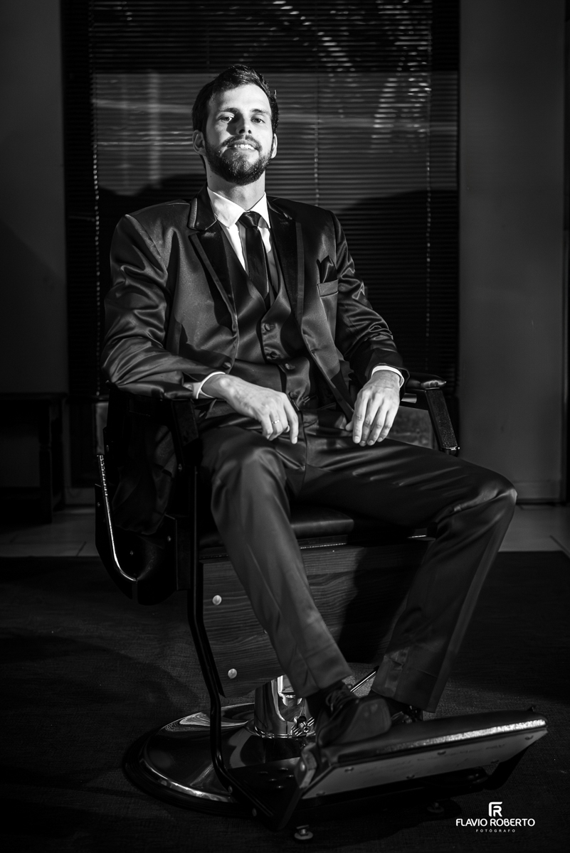 Making Of do Noivo durante casamento no Recanto Vip de Guaratinguetá