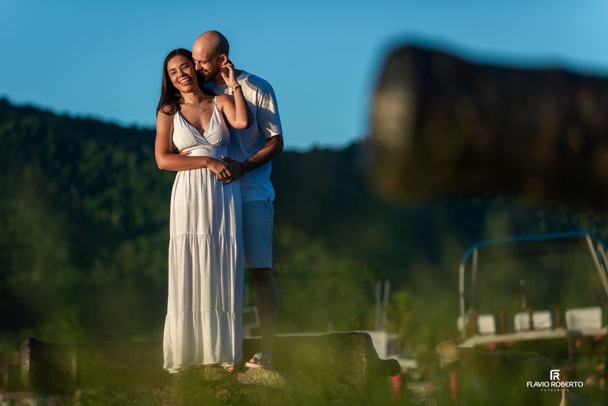 Pre Wedding durante o nascer do sol no Centro Histórico de Paraty, Rio de Janeiro
