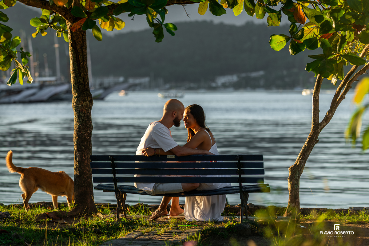 Pre Wedding durante o nascer do sol no Centro Histórico de Paraty, Rio de Janeiro