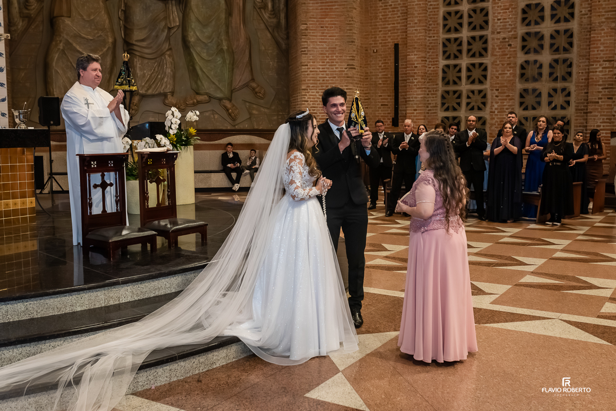 Casamento da Jhennifer e Guilherme no Santuário Nacional de Aparecida