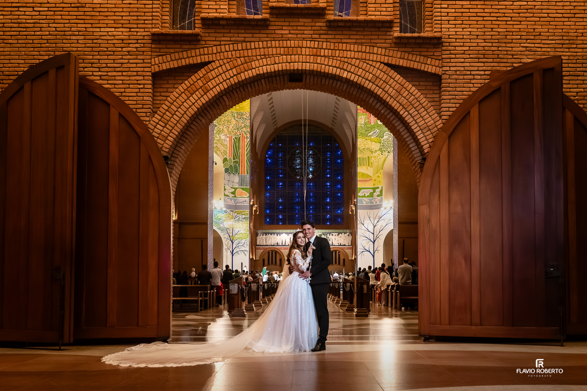 Casamento da Jhennifer e Guilherme no Santuário Nacional de Aparecida