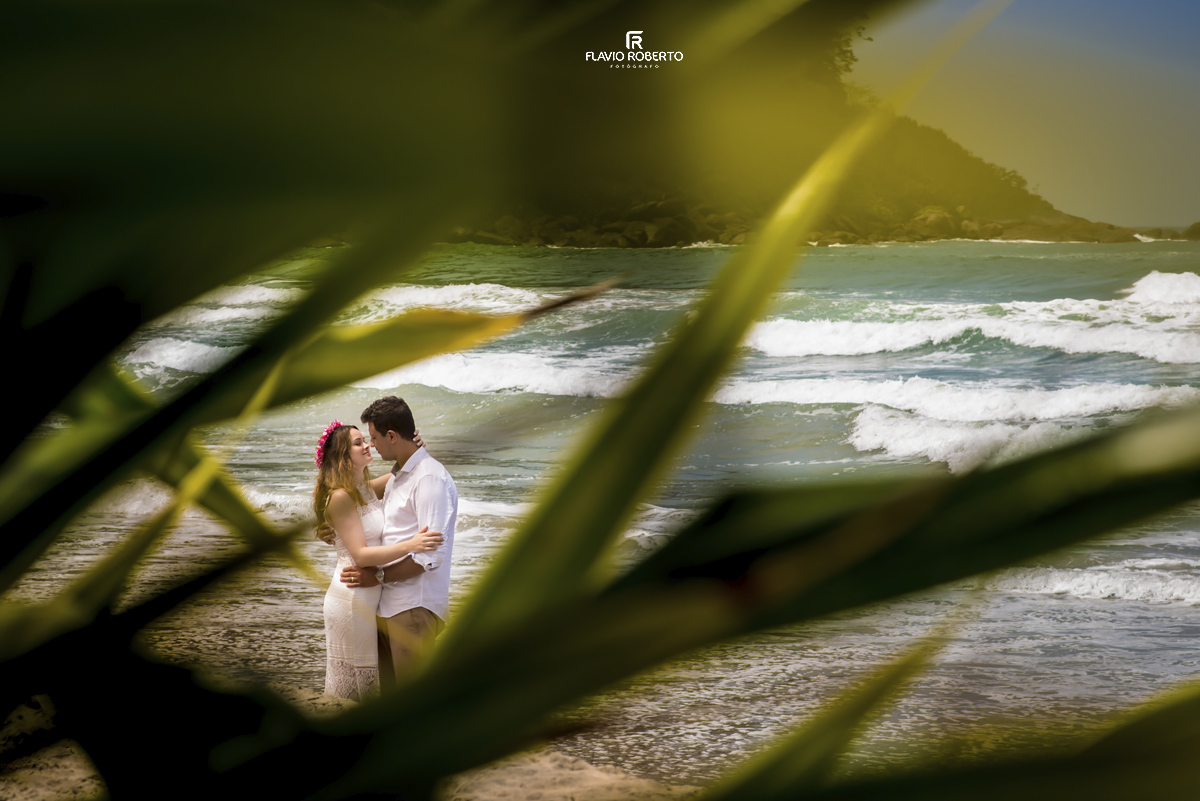 ensaio pre wedding nas praia de Ubatuba