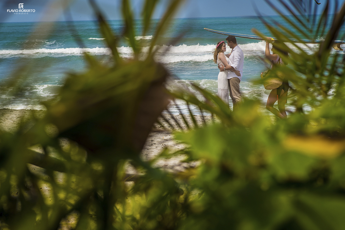 ensaio pre wedding nas praia de Ubatuba