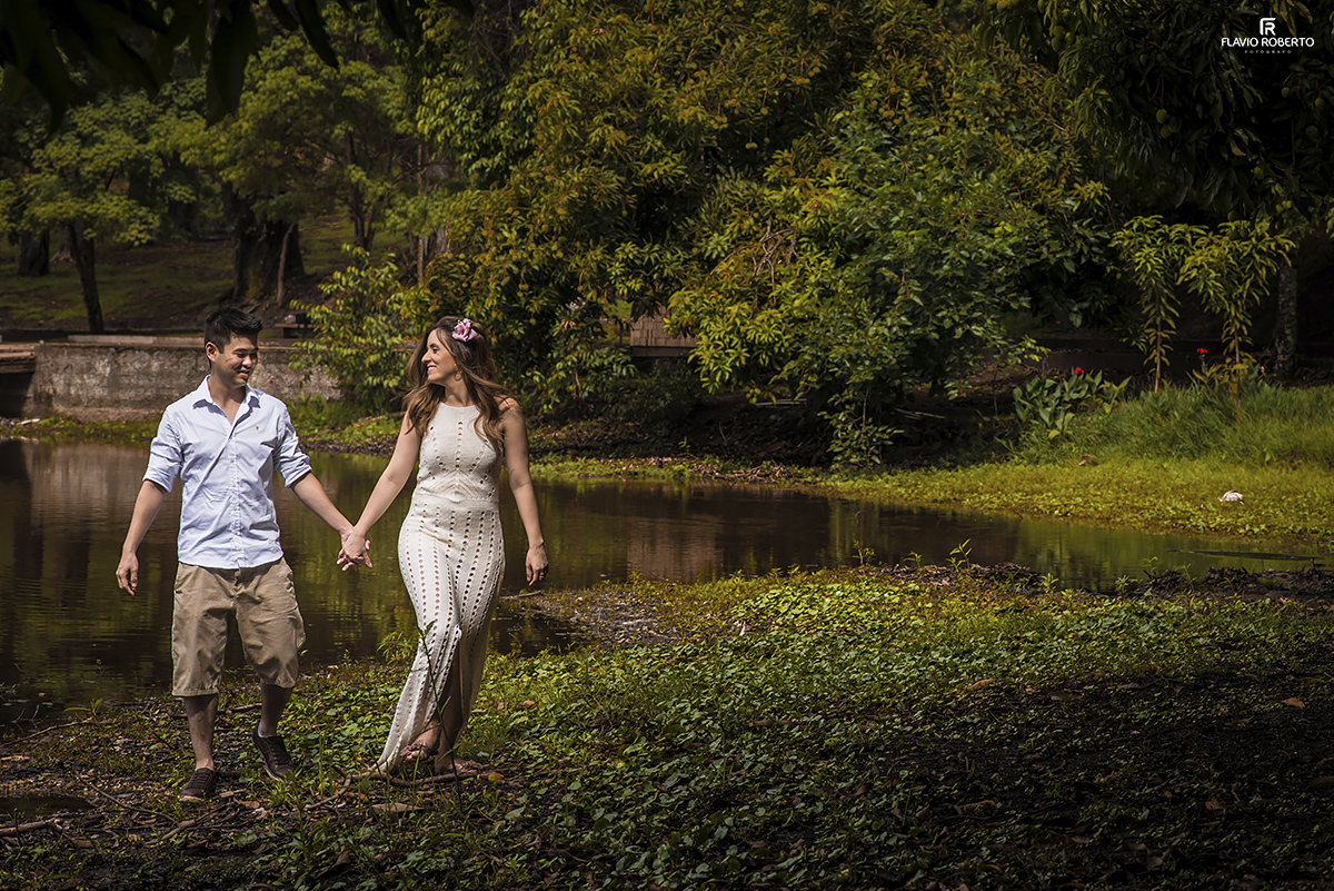 casal na lagoa no club dos 500