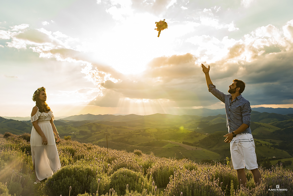 Ensaio Pre Wedding no Lavandário de Cunha